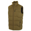 Pánska páperová vesta na zips Husky Deep M dk. khaki, XXL