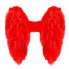 Krídla červené 50x50 cm, Halloween
