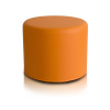 EF1005 Ecopuf Taburetka ECOPUF - ROLLER - ekokoža E4 - Oranžová