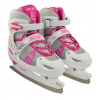 Sulov Naomi vel. S(30-33) bielo-ružové dievčenské ľadové korčule - S