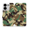 Flipové pouzdro Mobiwear - Xiaomi Poco C65 - V111P Maskáče (Knížkové flip pouzdro, obal, kryt na mobil Xiaomi Poco C65 - V111P Maskáče, materiál Umělá kůže + TPU - ochrana 360°, stojánek, silikonová v