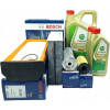 BOSCH FILTRY OLEJ CASTROL 5W30 BMW F10 F11 530d 258KM 286KM 535d 313KM 3.0d