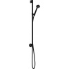 AXOR One sprchová súprava s nástenným pripojením, ručná sprcha priemer 75 mm 1jet EcoSmart, 90 cm sprchová tyč a sprchová hadica 160 cm, matná čierna, 48791670