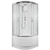 ARTTEC CALYPSO 90 x 90 cm - Parný sprchový box model 8 hroznové sklo PAN04653
