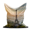 Sablio Sedací vak Classic Paríž Eiffelova veža Skyline - 200x140 cm