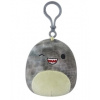 Squishmallows - 9 cm Clip On plyšák - Xander the žmurkajúci šedý T-Rex
