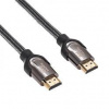 Akyga Kábel HDMI 2.1 (M) tienený meď, 4K/8K 48Gbps, čierny 3 m