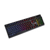 Polomechanická herná klávesnica C-TECH Iris (GKB-08), casual gaming, CZSK, duhové podsvietenie, USB GKB-08