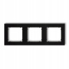Univerzálny trojitý rámik Karlik Mini čierny matný 12MR-3