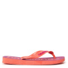 Havaianas Hav. Top Logomania 2 Ruby Red/Ruby Flip Flops Womens Salmon 10/11C
