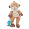 Doudou Darčeková medvedík s rybičkou 27 cm