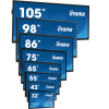 iiyama ProLite TE6512MIS-B4AG , 165 cm (65''), PureTouch-IR, 4K, USB, USB-C, Ethernet, Wi-Fi, kit (USB), black