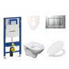 Siko Cenově zvýhodněný závěsný WC set Geberit do lehkých stěn / předstěnová montáž + WC Ceramia S-Line Pro 111.300.00.5NR7