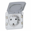 Legrand Plexo IP55 zásuvka 230V, nemecký štandard, sivá - prístroj