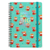 Legami Poznámkový blok Legami Spiral-Bound Notebook - Spiral Notebook - Large Lined - Red Panda