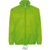 SOL'S | Shift, Unisex vetrovka, zelená lime, 3XL