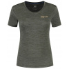 ROGELLI KYA dámske športové tričko s ventiláciou pod pažou krátky rukáv, khaki Veľkosť: M