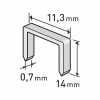 EXTOL PREMIUM 8852505 spony, balení 1000ks, 14mm, 11,3x0,52x0,70mm