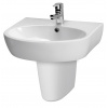 Cersanit PARVA 55 Umývadlo nábytkové 55x42,5cm s prepadom, otvor pre bat, Biela K27-029 K27-029