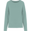 KARIBAN VINTAGE K471 / Dámska oversize mikina - sage L/XL