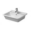 Duravit Starck 3 Umývadlo nábytkové, 56x47 cm, s 1 otvorom na batériu, s WonderGliss, biela 03025600001