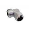 Alphacool Eiszapfen 16mm HardTube screw-on nozzle 90° L-connector acrylic brass tubes - Chrome 17445