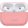 FIXED Silky silikónové púzdro pre Apple AirPods Pro/Pre 2 ružové FIXSIL-999-PI