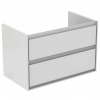 Ideal Standard Connect Air Umývadlová skrinka, 80x44x52 cm, 2 zásuvky, lesklá biela/biela mat E0819B2