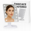 Grugen 15496 Kozmetické zrkadlo s podsvietením 16 LED Čierna