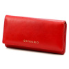 Dámska kožená peňaženka červená Gregorio IT-102 z RFID STOP