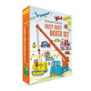 Richard Scarrys Busy Busy Boxed Set Busy Busy Airport; Busy Busy Cars and Trucks; Busy Busy Construction Site; Busy Busy Farm - Scarry Richard