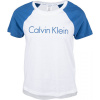 Calvin Klein S/S CREW NECK biela,modrá Dámske tričko S