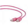 Gembird PP12-0.5M/RO UTP Cat5e Patch, 0,5m, růžový