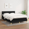Box spring postel s matrací černá 140 x 190 cm textil 3140771