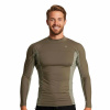 Hurley Pánske lycrové tričko CROSSING Paddle - 2XL khaki