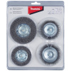 Makita D-65729 rotačné kefy do vŕtačky, 4-dielna sada
