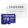 SAMSUNG PRO Plus MicroSDXC 1TB + SD Adaptér / CL10 UHS-I U3 / A2 / V30 MB-MD1T0SA/EU