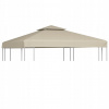 Pavilón, prístrešok - Strecha so záhradným altánkom, 310 g/m², béžová, 3x3 (Strecha so záhradným altánkom, 310 g/m², béžová, 3x3)