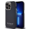 Karl Lagerfeld Grained PU Hotel RSG Zadný kryt pre iPhone 14 Pro Max Black