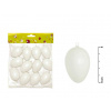 MFP vajíčka plast 6cm biele 12ks S32085 WHITE 2221008