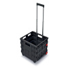 prepravka skladacia 396x370x1008mm CART T KCT4040-S411 čierna plastová