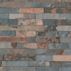 Vliesové tapety na stenu IMPOL 35582-3 Wood and Stone 2, obkladový kameň štiepaná bridlica hrdzavo-sivá, rozmer 10,05 m x 0,53 m, A.S.Création
