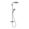 Hansgrohe Raindance Select S - Showerpipe 240 1jet PowderRain s termostatom, kartáčovaný čierny chróm 27633340