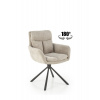 Halmar Otočná stolička K495, béžová
