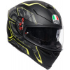 AGV K5 S MULTI PLK TORNADO MATT BLACK/YELLOW-FLUO Velkosť: XS
