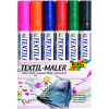 Fixy na textil - 6 ks