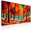 Maľované maľované umelecké jeseň 90x60 (Maľovaná maľba - umelecká jeseň - 90x60)