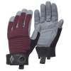 Ferratové rukavice Black Diamond W Crag Gloves bordeaux