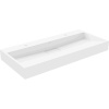 Mexen Ava umývadlo na dosku z konglomerátu 2/O 100 x 46 cm, Biela - 23011002