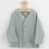 Dojčenský kabátik na gombíky New Baby Luxury clothing Oliver sivý - 86 (12-18m)